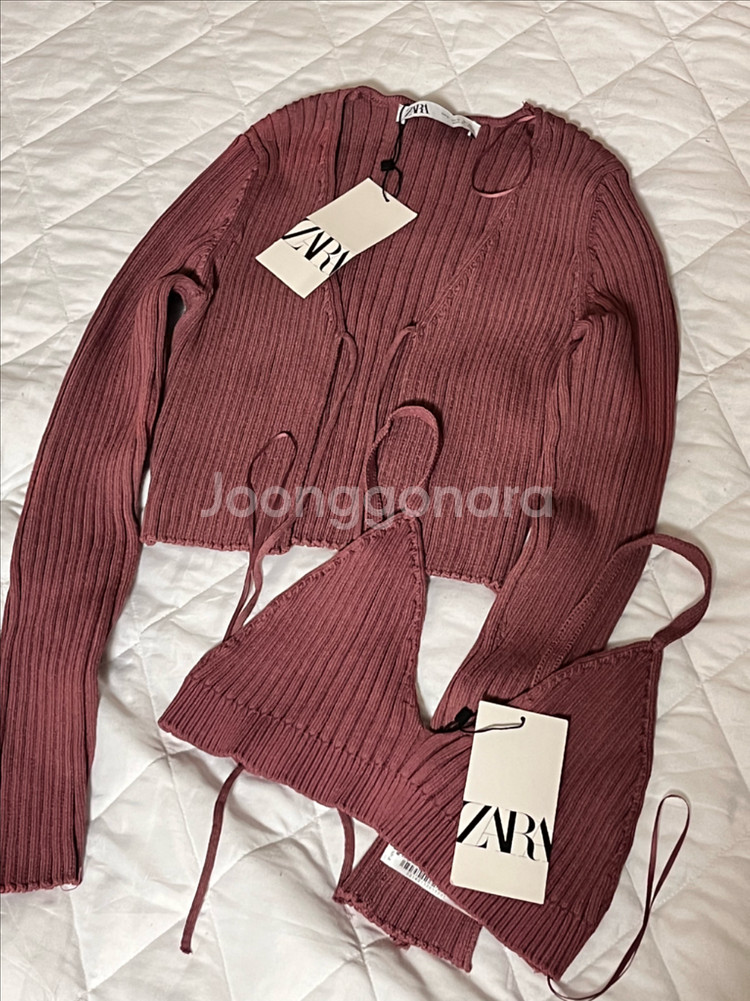 자라 가디건+나시 세트 (자크뮈스 st)--0