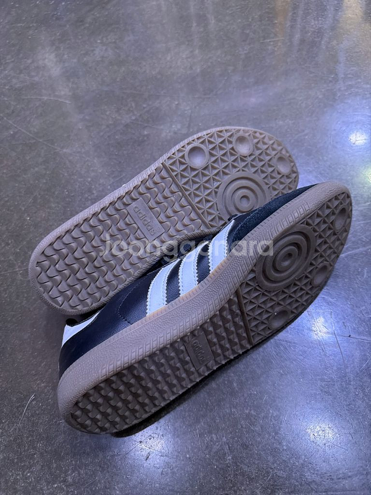 아디다스 OG 삼바 스니커즈 블랙 화이트 검 240--7