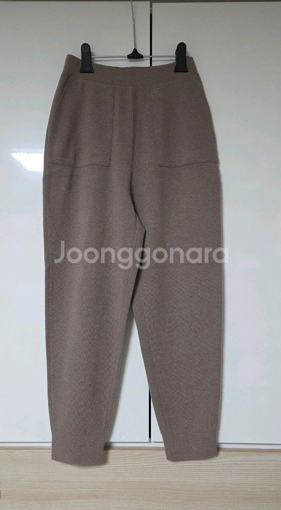 타임 밴딩 니트 팬츠 브라운슈가 랑방 마인 더캐시미어--3