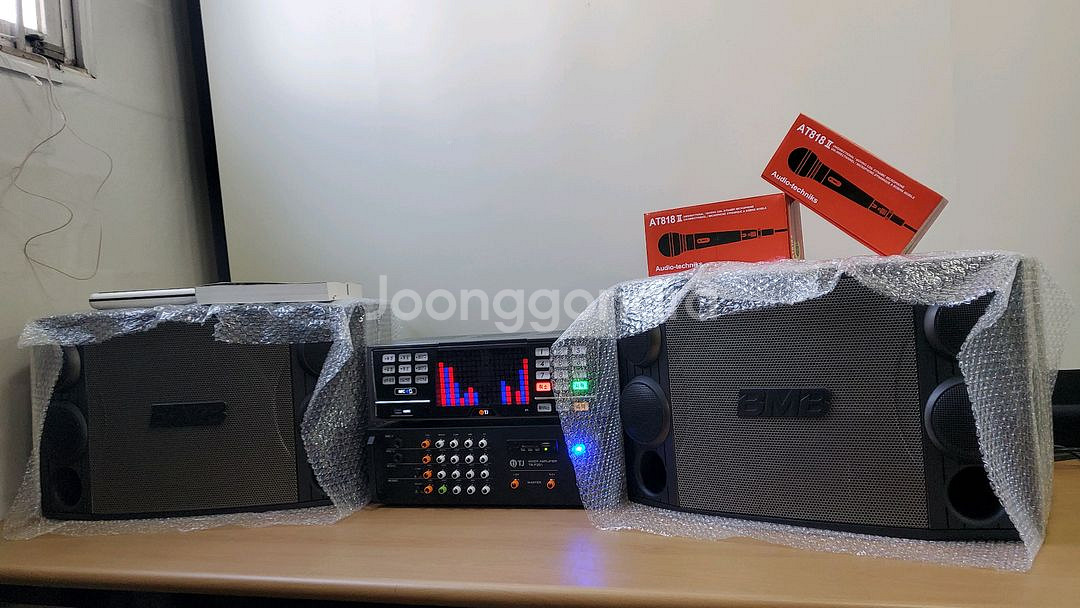 BM8 스피커 + TJ 노래방세트--0