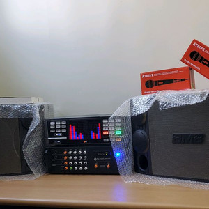 BM8 스피커 + TJ 노래방세트