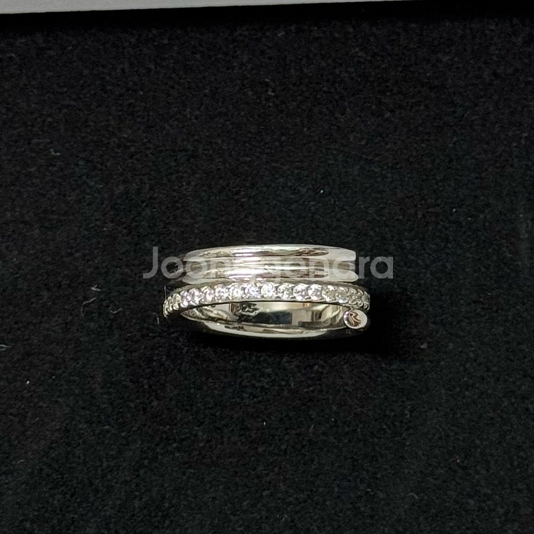 넘버링 코일 반지 실버 #8407--2