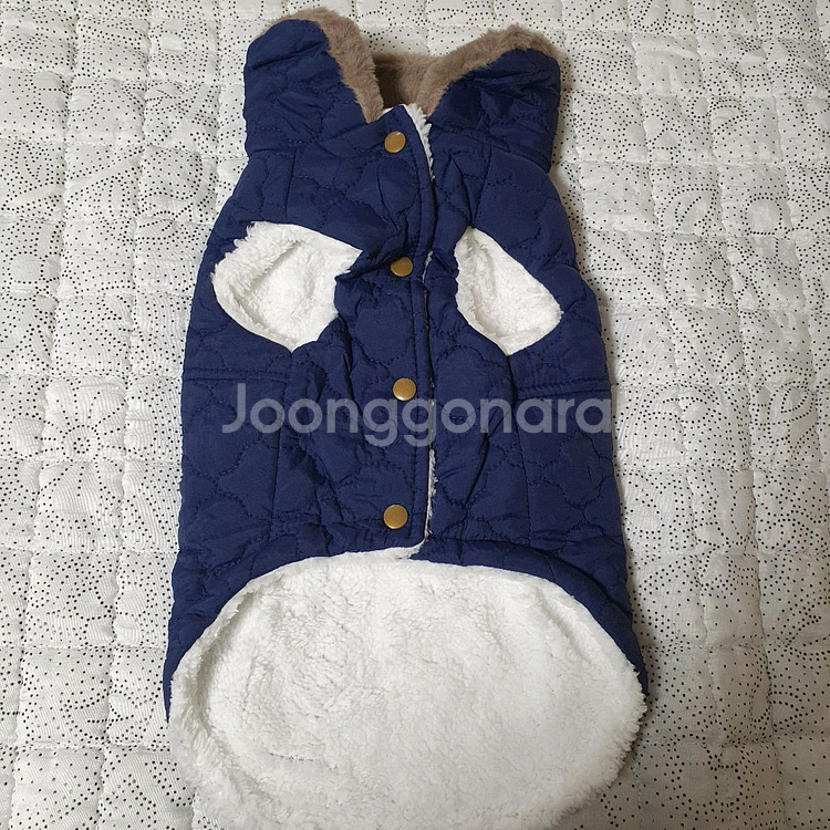 XL 5 - 6.5kg 강아지옷 누빙패딩퍼조끼--3