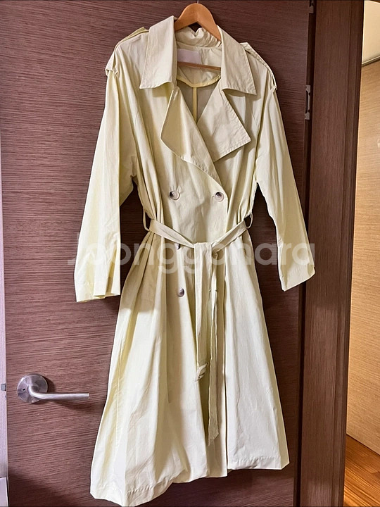 옐로우 트렌치 자켓--0