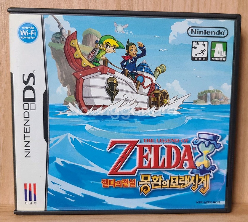 NDS 젤다의 전설 몽횐의 모래시계 정발한국판--0