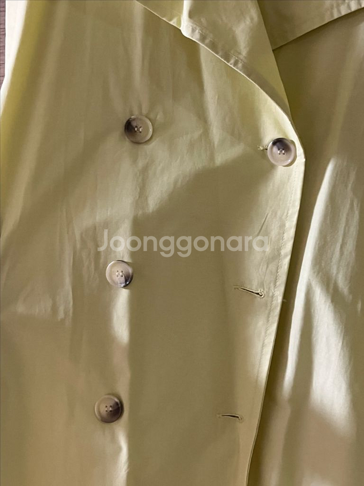 옐로우 트렌치 자켓--3