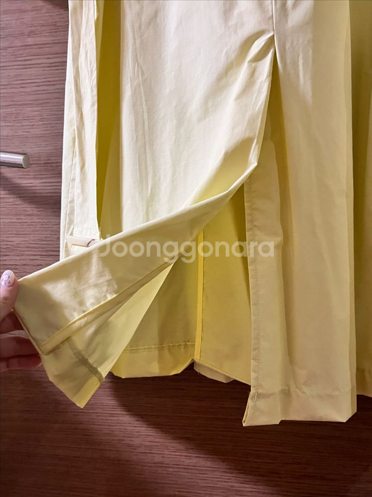 옐로우 트렌치 자켓--6