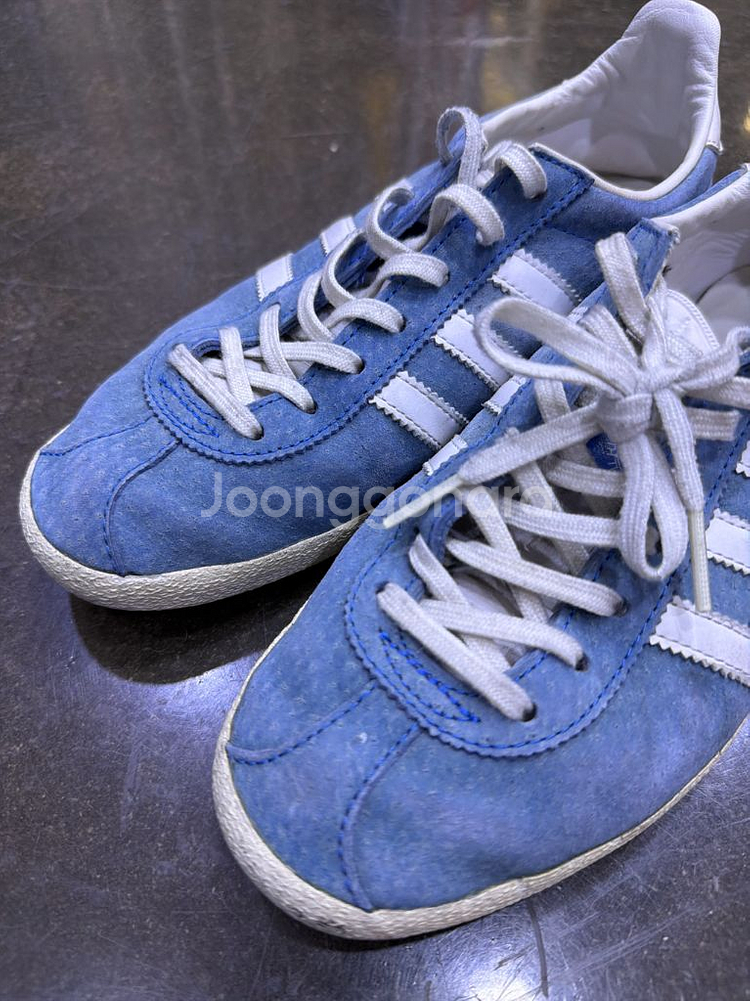 아디다스 가젤 스웨이드 스니커즈 블루스카이 235--2