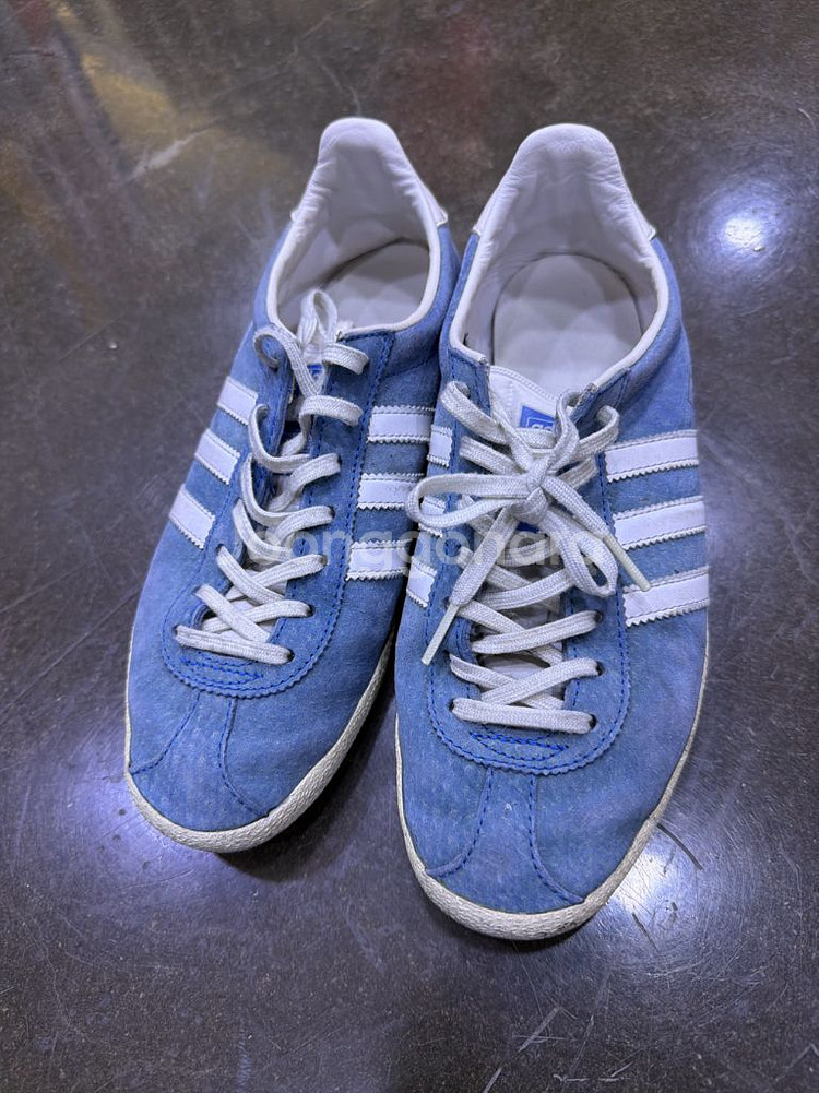 아디다스 가젤 스웨이드 스니커즈 블루스카이 235--1