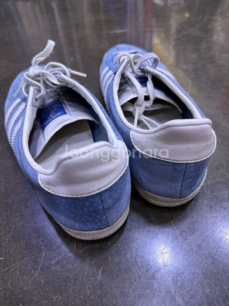 아디다스 가젤 스웨이드 스니커즈 블루스카이 235--6