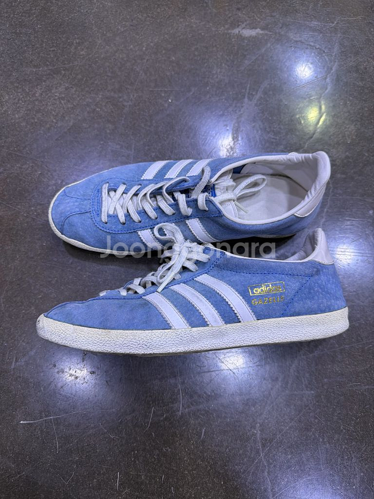아디다스 가젤 스웨이드 스니커즈 블루스카이 235--5