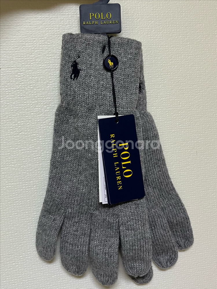 폴로 장갑 새상품 그레이--1