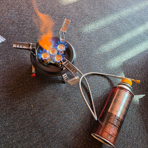 캠핑용 5구강념가스버너+일반가스어댑터