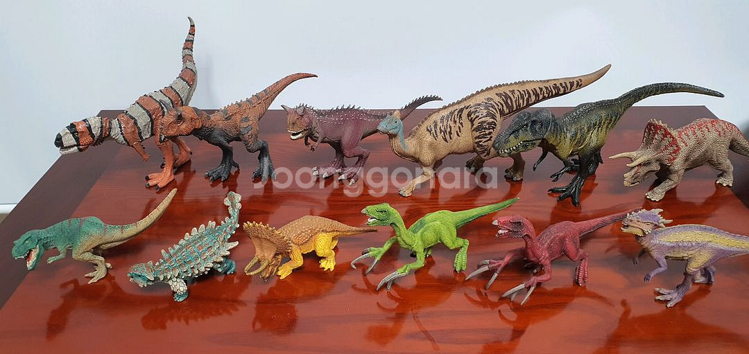 슐라이히 공룡 68종 쥬라기월드 티렉스 스피노사우루스--1