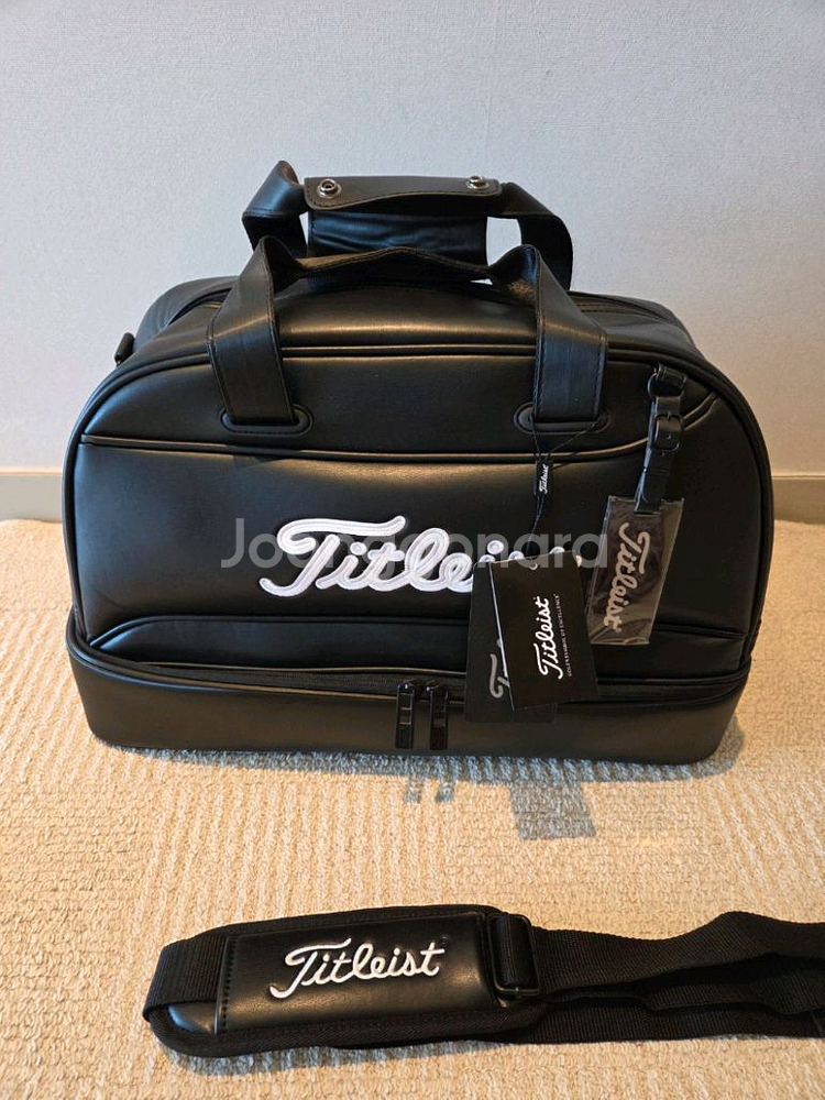 국내당일발송 타이틀리스트 골프백 보스턴백 블랙 말본--0