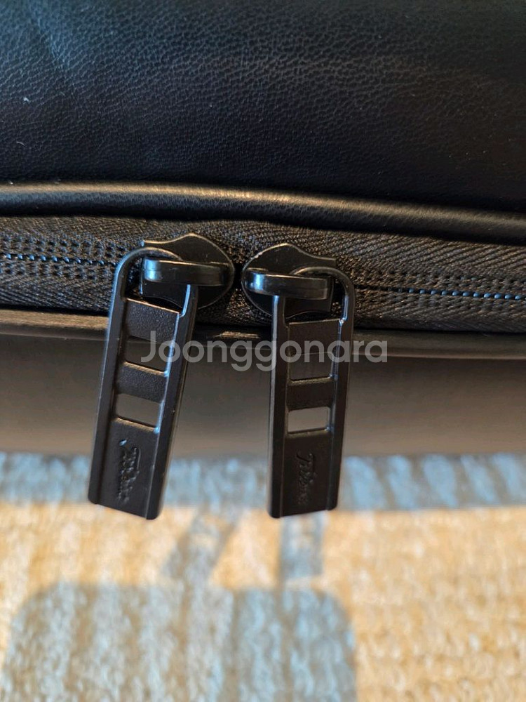 국내당일발송 타이틀리스트 골프백 보스턴백 블랙 말본--6