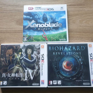 3DS 제노블레이드, 진여신전생4, 바이오하자드 레벌레이션스