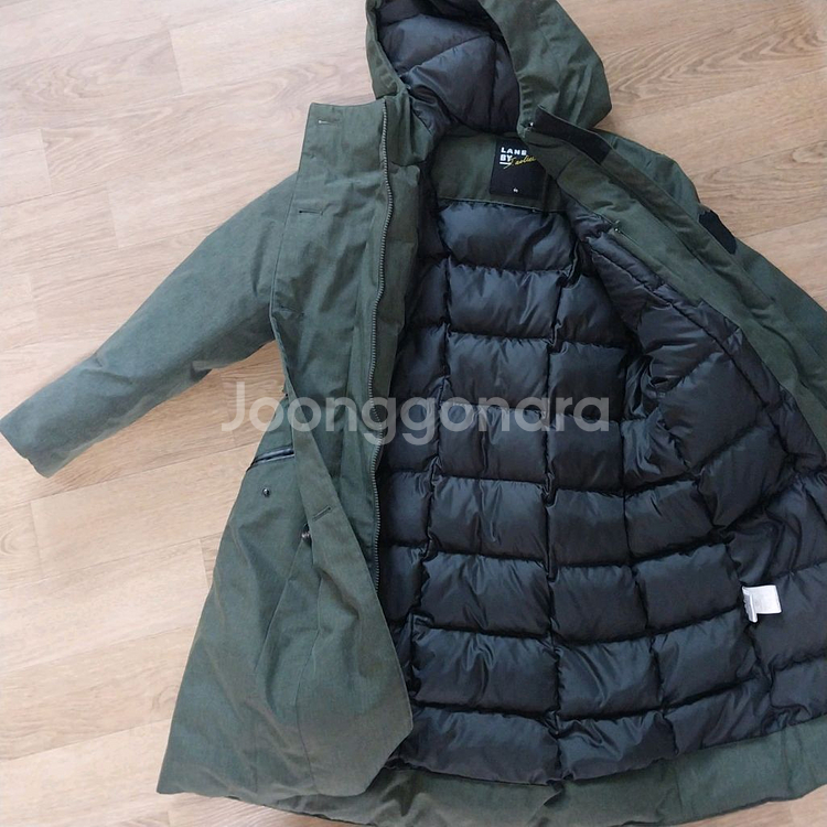 거위털 롱 패딩 여성90 사이즈--5