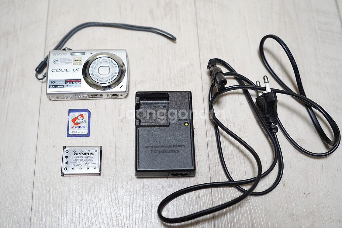 니콘 쿨픽스 S220 빈티지 카메라--0