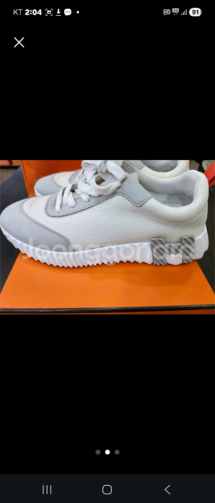 에르메스 스니커즈 38사이즈--1