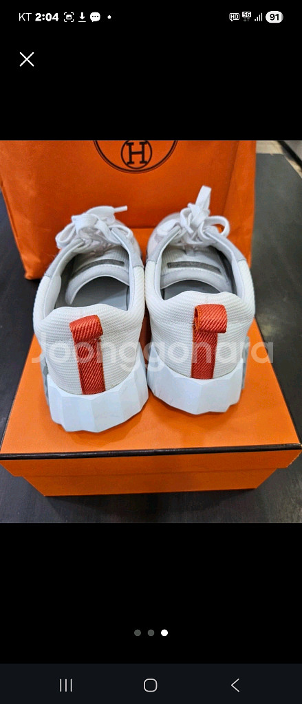 에르메스 스니커즈 38사이즈--2