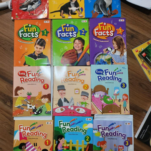 수퍼맘 코스북 이지 펀 팩트, 리딩 .펀리딩 , 펀 팩트 fun facts일괄팝니