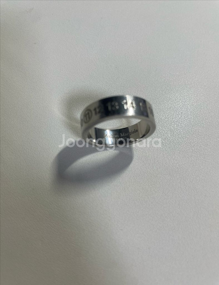 메종 마르지엘라 넘버링 실버 반지--3