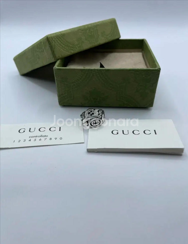 구찌 반지 10호 인터로킹 G 링 678656--2
