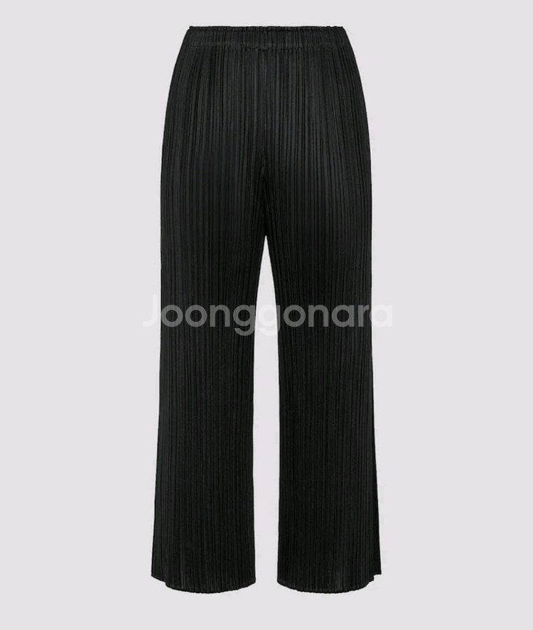 이세이미야케 플리츠플리즈 바지 7월 먼슬리 팬츠 블랙 2사이즈--0