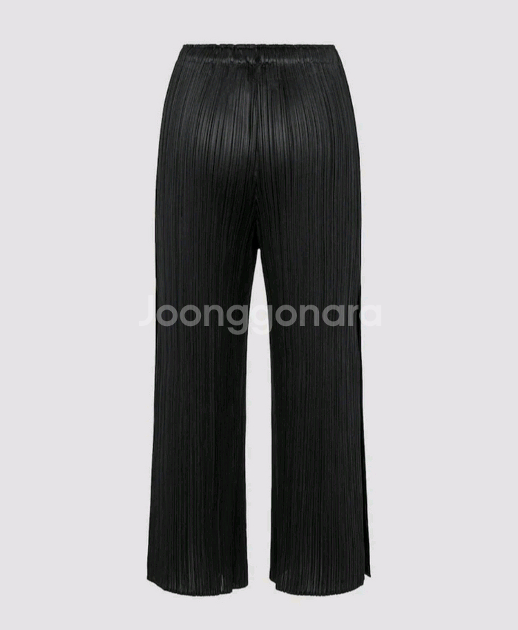 이세이미야케 플리츠플리즈 바지 7월 먼슬리 팬츠 블랙 2사이즈--1