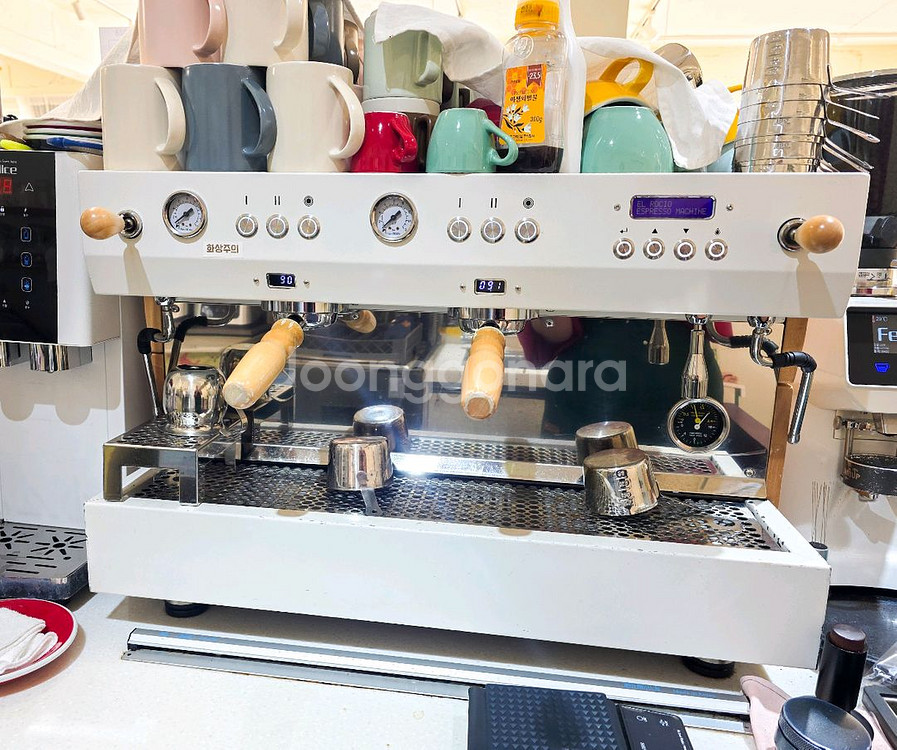 엘로치오 디그니티 2그룹 업소용 커피머신--0