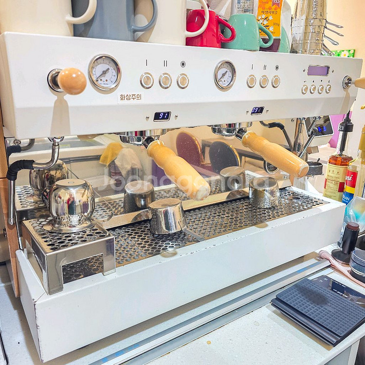 엘로치오 디그니티 2그룹 업소용 커피머신--1