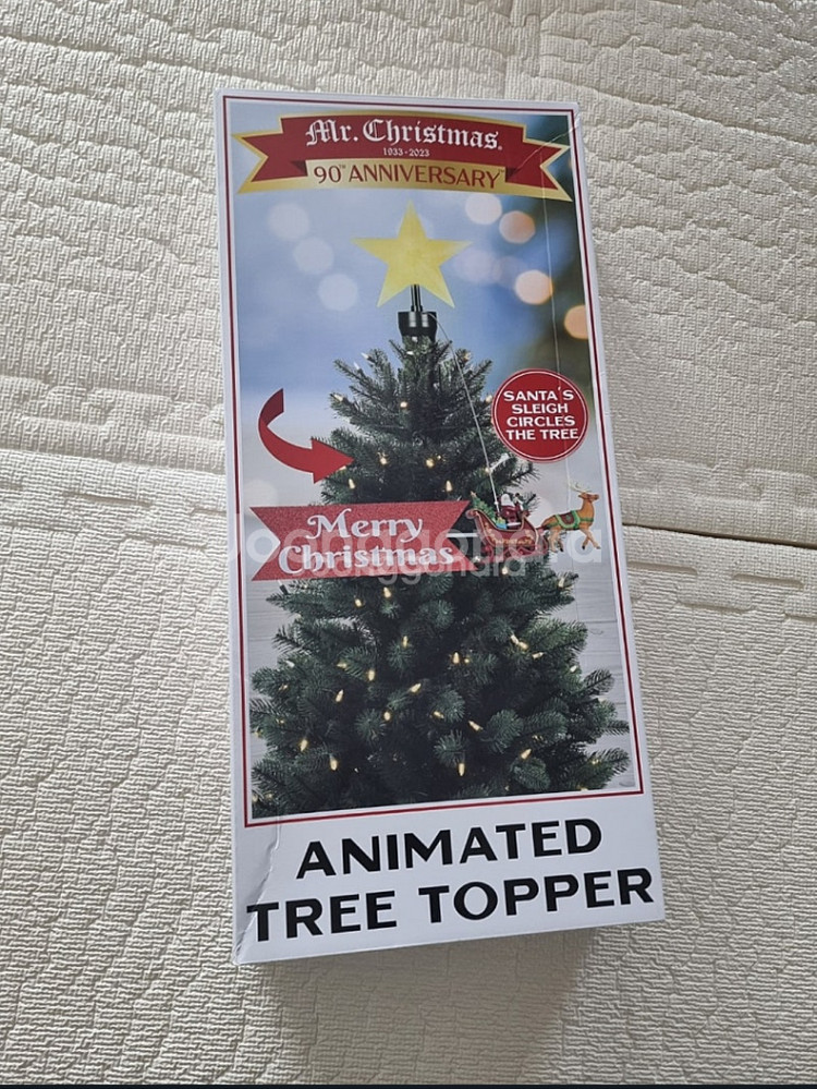 animated tree topper 크리스마스 토퍼 움직이는 산타 트리--0