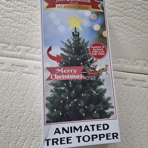 animated tree topper 크리스마스 토퍼 움직이는 산타 트리