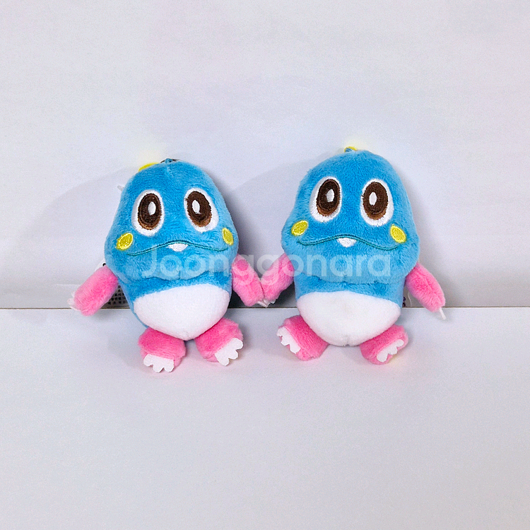 버블보블 인형 키링 백참 가방고리 공룡 게임--0