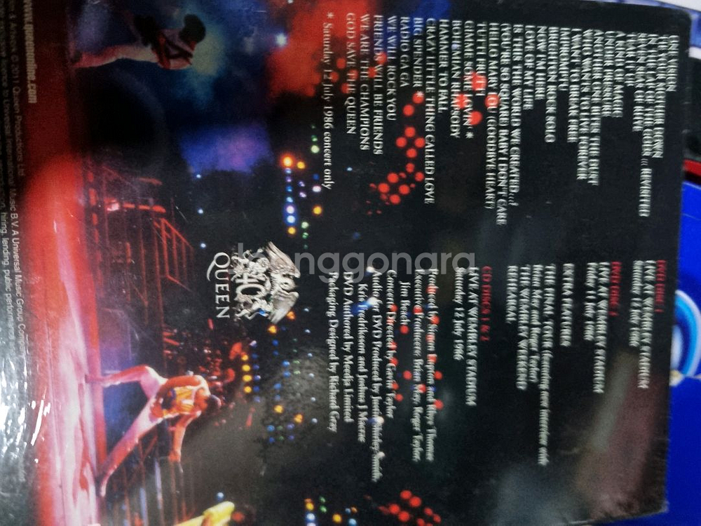 퀸 라이브 아 AT 웸블리 스타디움 DVD/CD 세트--3