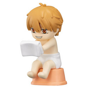 미개봉)귀멸의 칼날 덴지 목욕탕(후로토모) 가챠 피규어(덴지만)