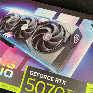[미개봉]MSI RTX 5070 Ti 게이밍 트리오 팔아요.