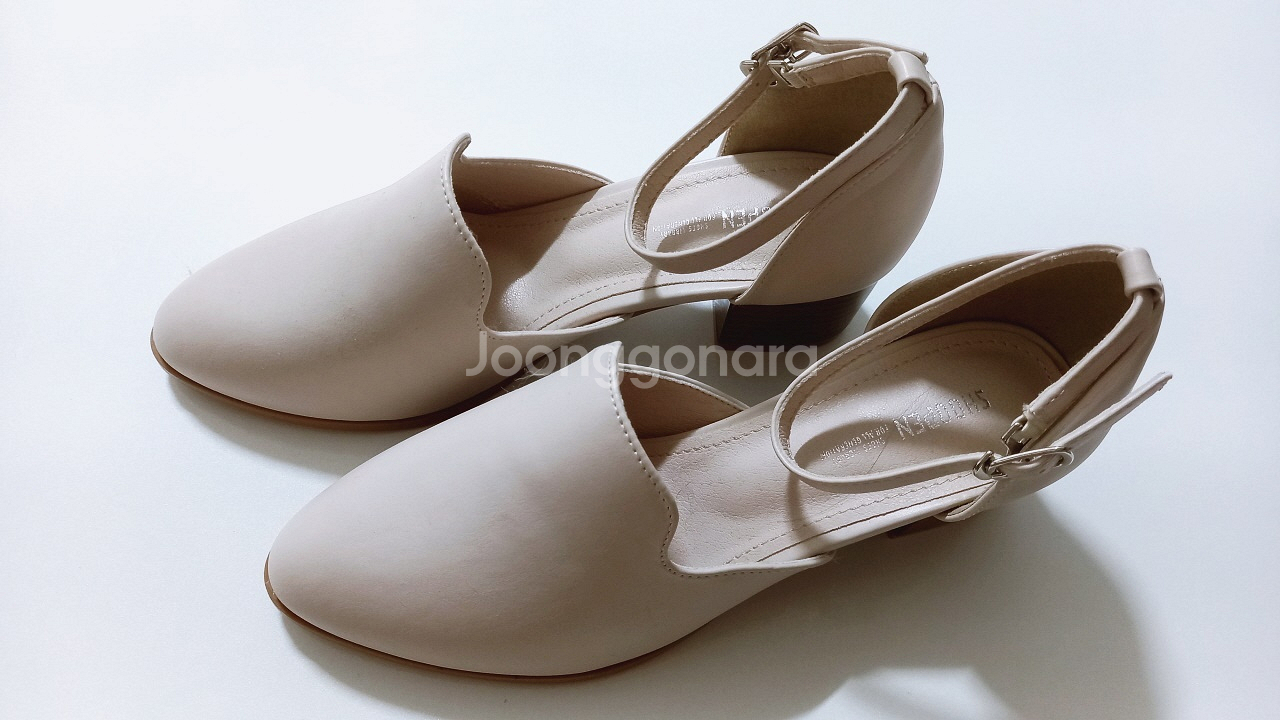 여성 단화 구두 슬링백 플랫슈즈 240--0