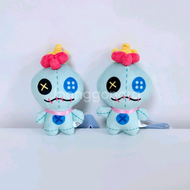 스티치 스크럼프 인형 가방고리 키링 볼체인 백참--0