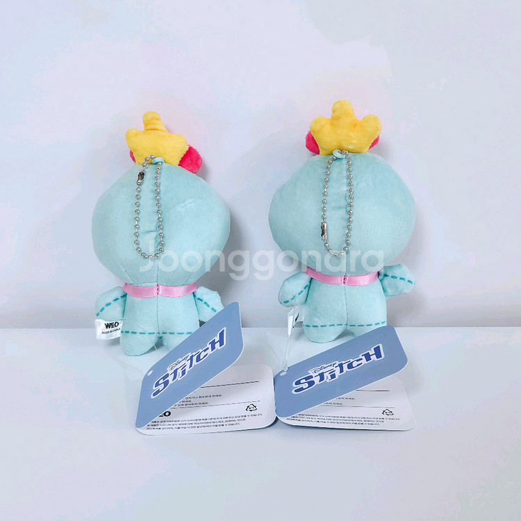 스티치 스크럼프 인형 가방고리 키링 볼체인 백참--1