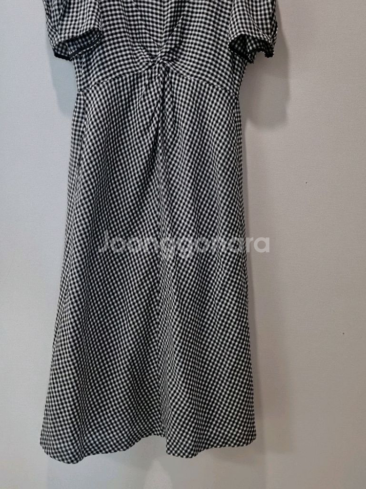 GUILTFREE 깅엄체크 퍼프 원피스 M--2