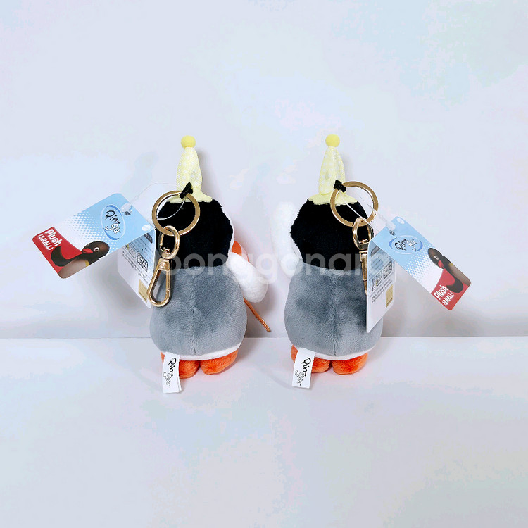 생일파티 핑구 핑가 인형 가방고리 키링 백참 귀여운 인형--1