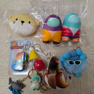 귀여운 인형키링 스퀴시 장난감 새상품 일괄판매