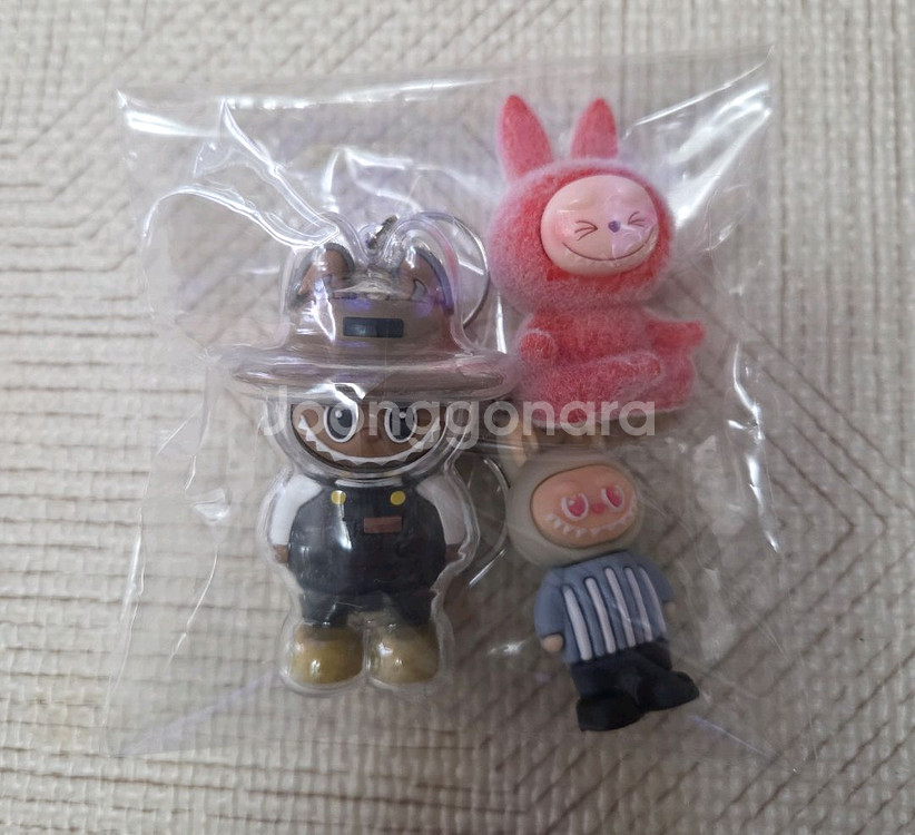 라부부 키링 피규어 새상품 일괄판매--0