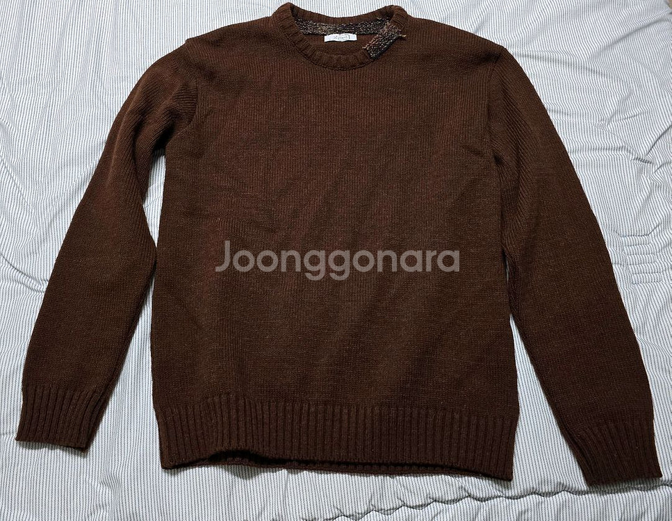 빈폴 스웨이드 가죽 구스다운 아우터 브라운 판매해요.--7