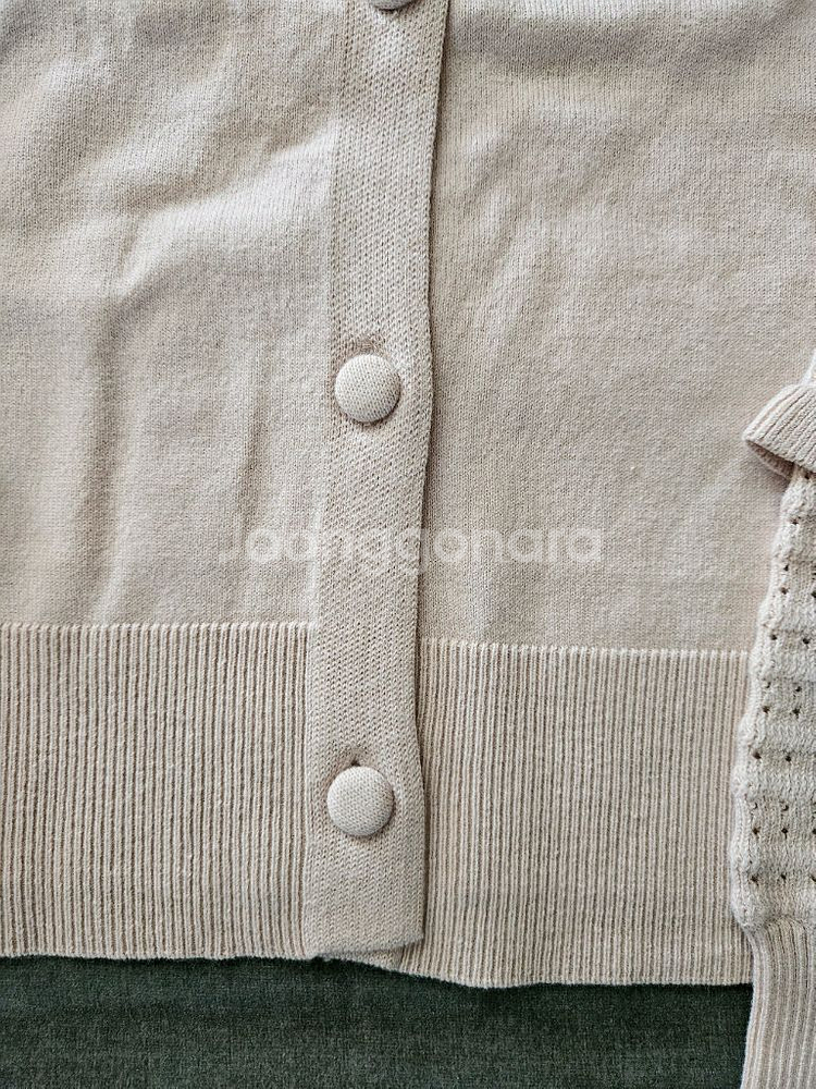 써스데이아일랜드 소매 프릴 가디건 판매해요--3