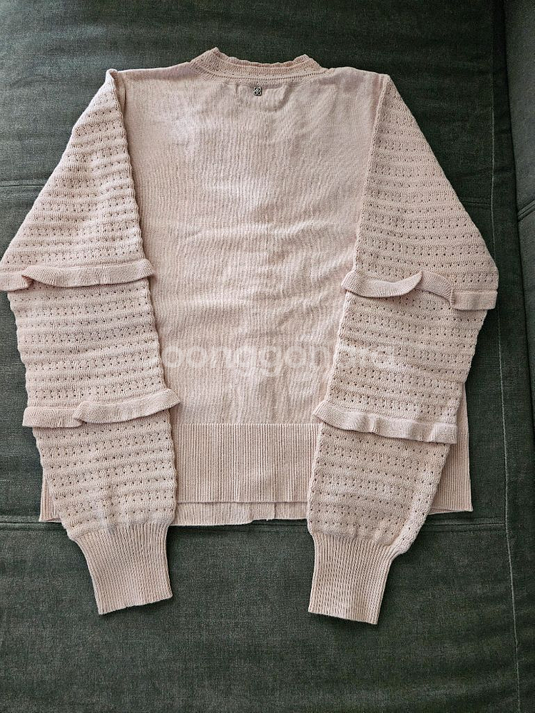 써스데이아일랜드 소매 프릴 가디건 판매해요--13