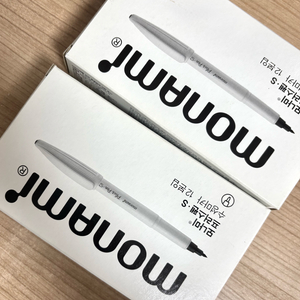 모나미 플러스펜S 수성마카 블랙 12본입 2박스