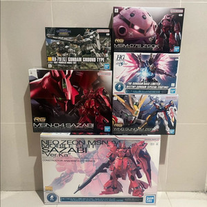 MG 사자비 버카 스페셜 코팅 RG 즈고크 샤아전용 사자비 HG 육전형 건담 데스티니 스페셜 코팅 미개봉 새상품